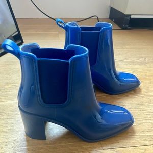 Jeffrey Campbell | Blue rain boots size US 8 / EU 38